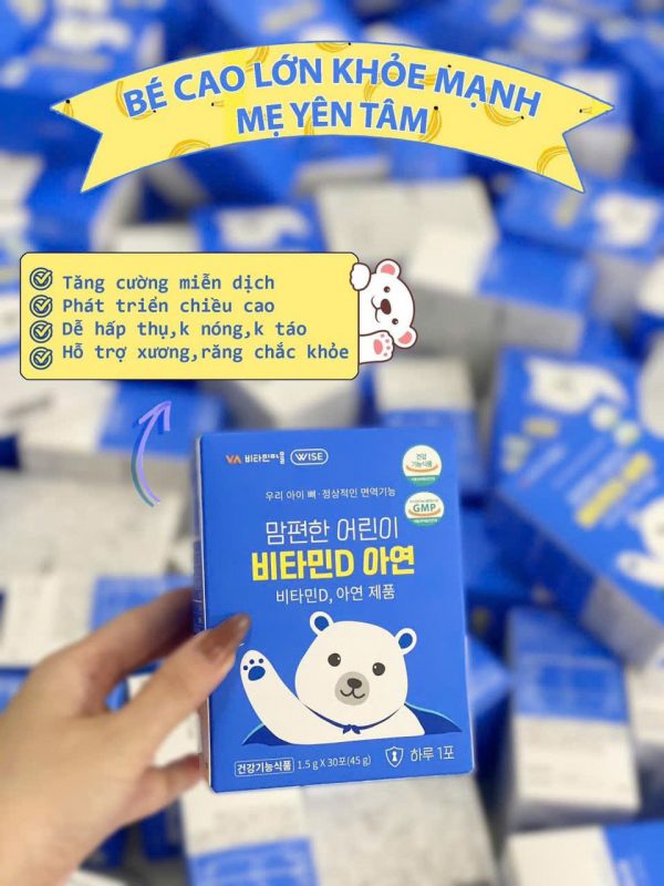 Men tăng chiều cao VA gấu trắng - Ảnh 2