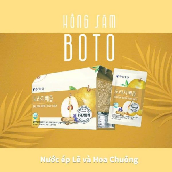 Hồng Sâm Lê Hoa Chuông BOTO - Ảnh 2