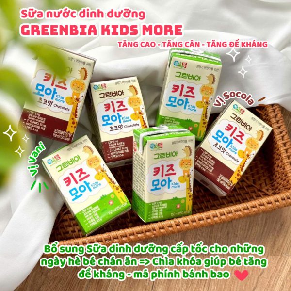 SỮA GREENBIA KIDS MORE - SỮA TĂNG CHIỀU CAO & CÂN NẶNG SỐ 1 TẠI HÀN - Ảnh 3